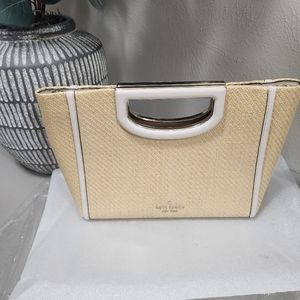 Alexia Straw Crossbody Clutch